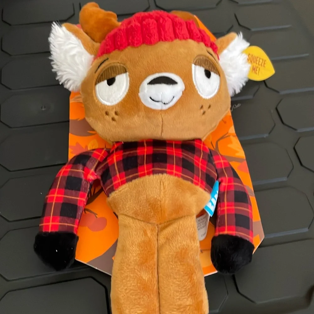 Bark Dog Toy Lumberjack Fall Winter T3
